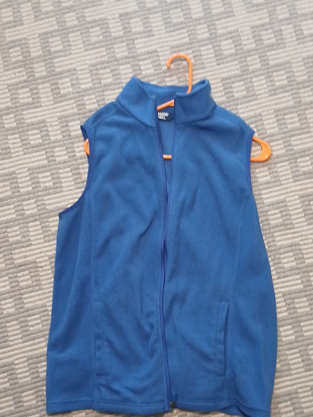 Lands' End Blue Fleece Jacket